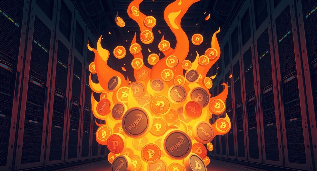 Pump.fun token burn event destroys 128.2 billion PUMP tokens worth $233 million, reducing total supply.