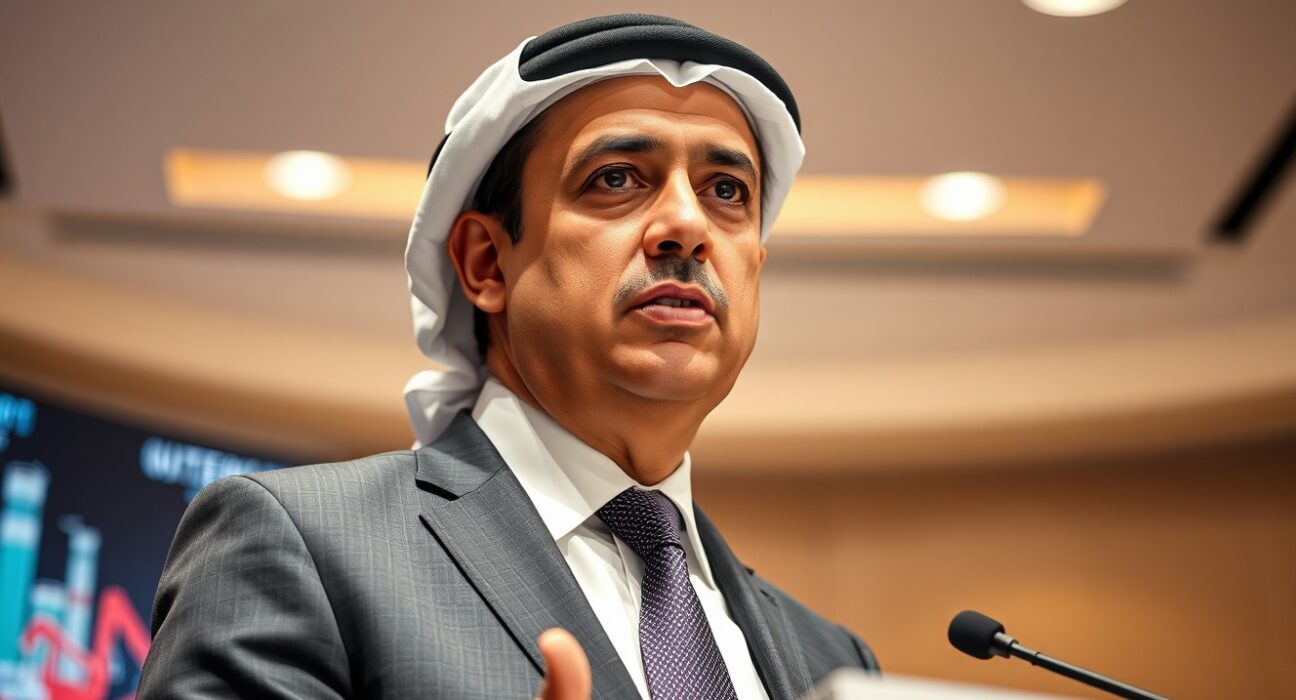 Qatar Energy Minister Saad Al-Kaabi discusses oil price volatility and potential surge to $150 per