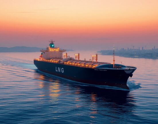 Analysis of Qatar LNG supply shock impacting European TTF gas benchmark prices and market volatility.