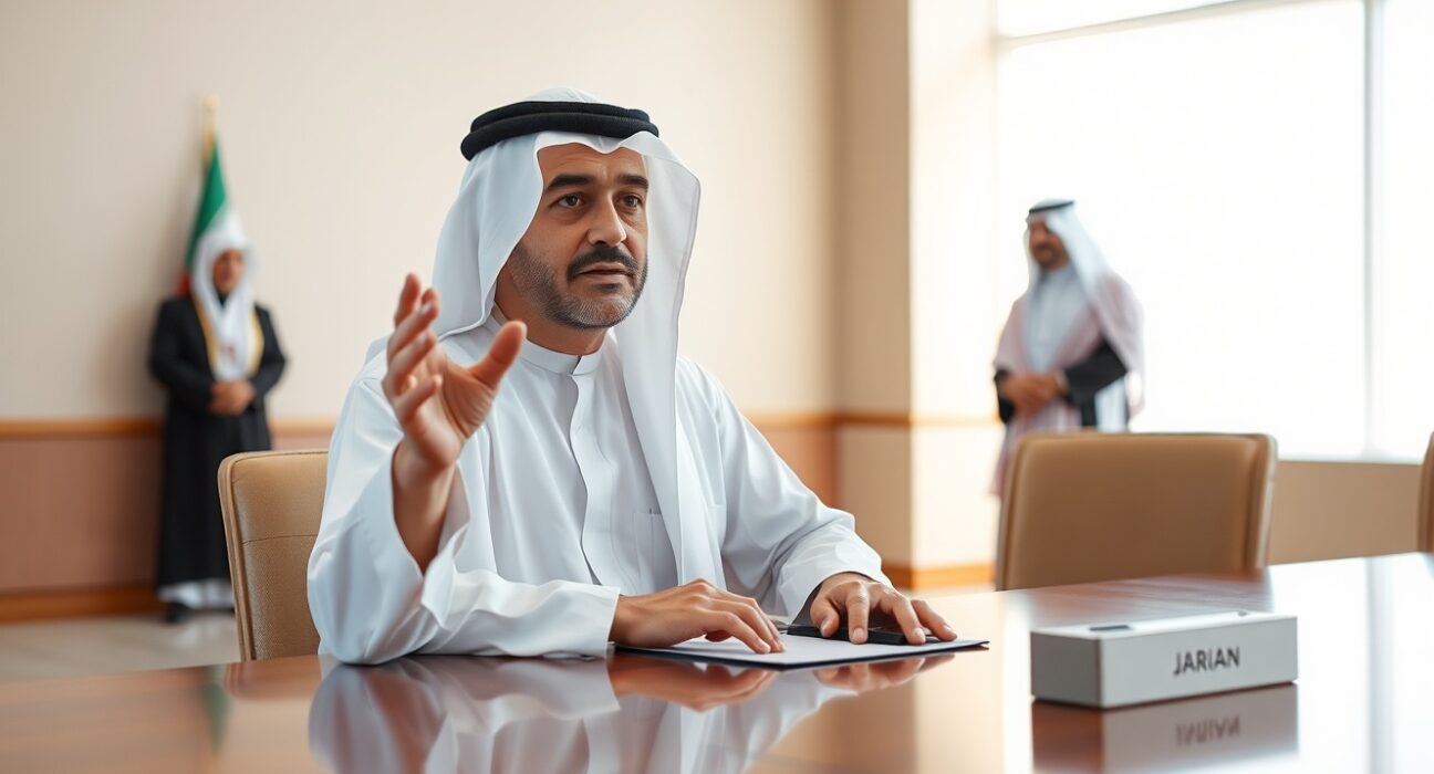Qatari diplomat leading mediation talks in Doha to de-escalate Strait of Hormuz tensions.