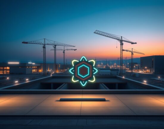 PsiQuantum quantum computing facility groundbreaking and construction site representing the Bitcoin