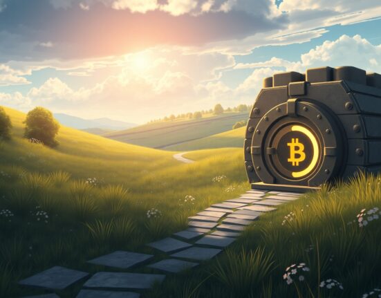 Quantum computing threat to cryptocurrency security timeline showing decades of protection