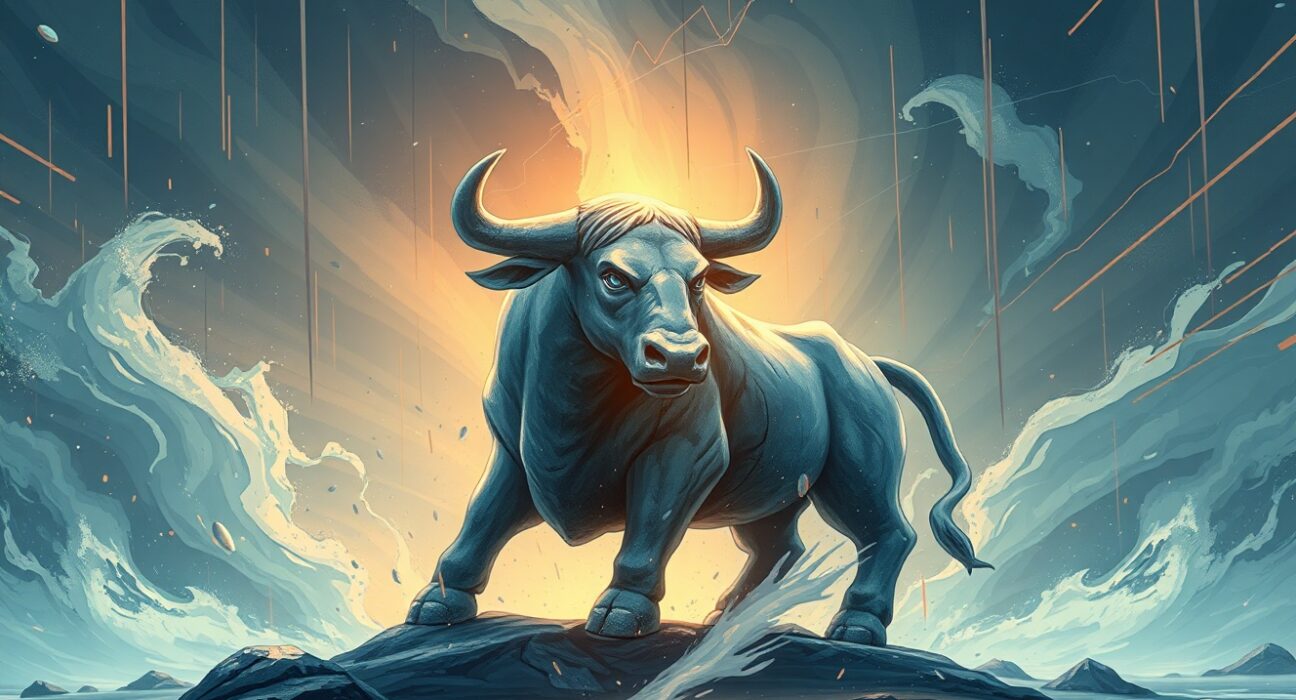 Raoul Pal advises holding Bitcoin during market decline, symbolizing conviction amid volatility.