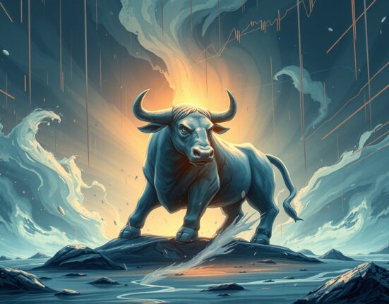 Raoul Pal advises holding Bitcoin during market decline, symbolizing conviction amid volatility.