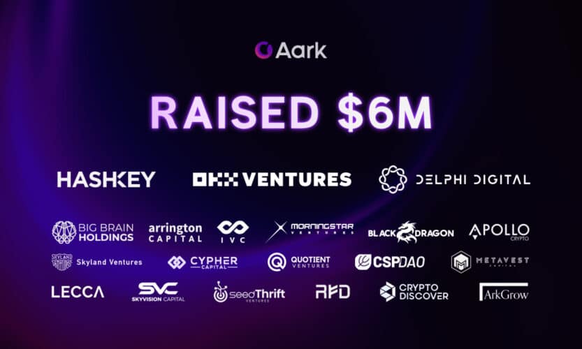 Aark Raises $6M Funding to Accelerate LRT Liquidity Integration for High Leverage Trading