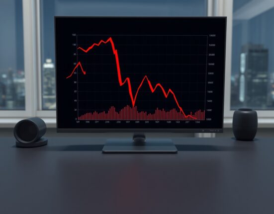 RAVE token price chart showing a sharp decline, representing the $28.67 million liquidation event.