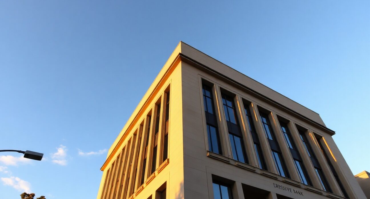 Reserve Bank of Australia building in Sydney during afternoon light, representing central bank policy and inflation outlook.