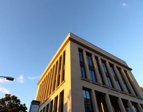 Reserve Bank of Australia building in Sydney during afternoon light, representing central bank policy and inflation outlook.