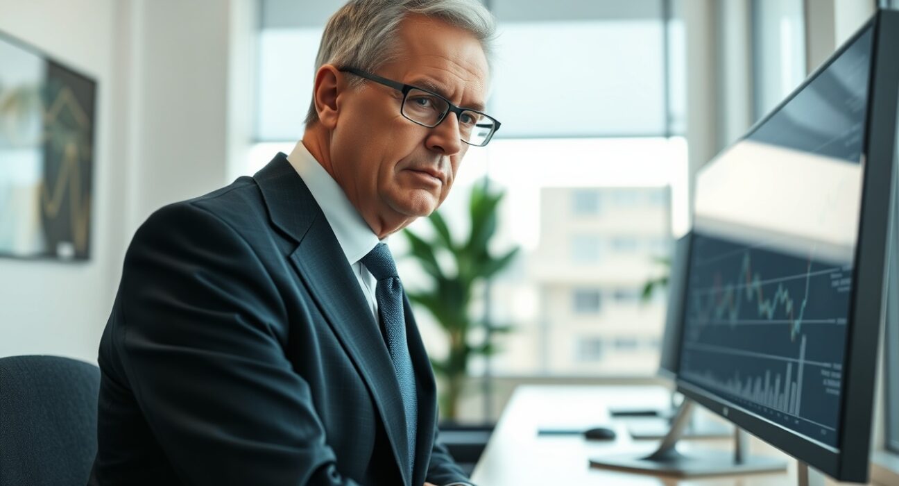 RBA official analyzing inflation data charts to prevent rising inflation expectations in Australia