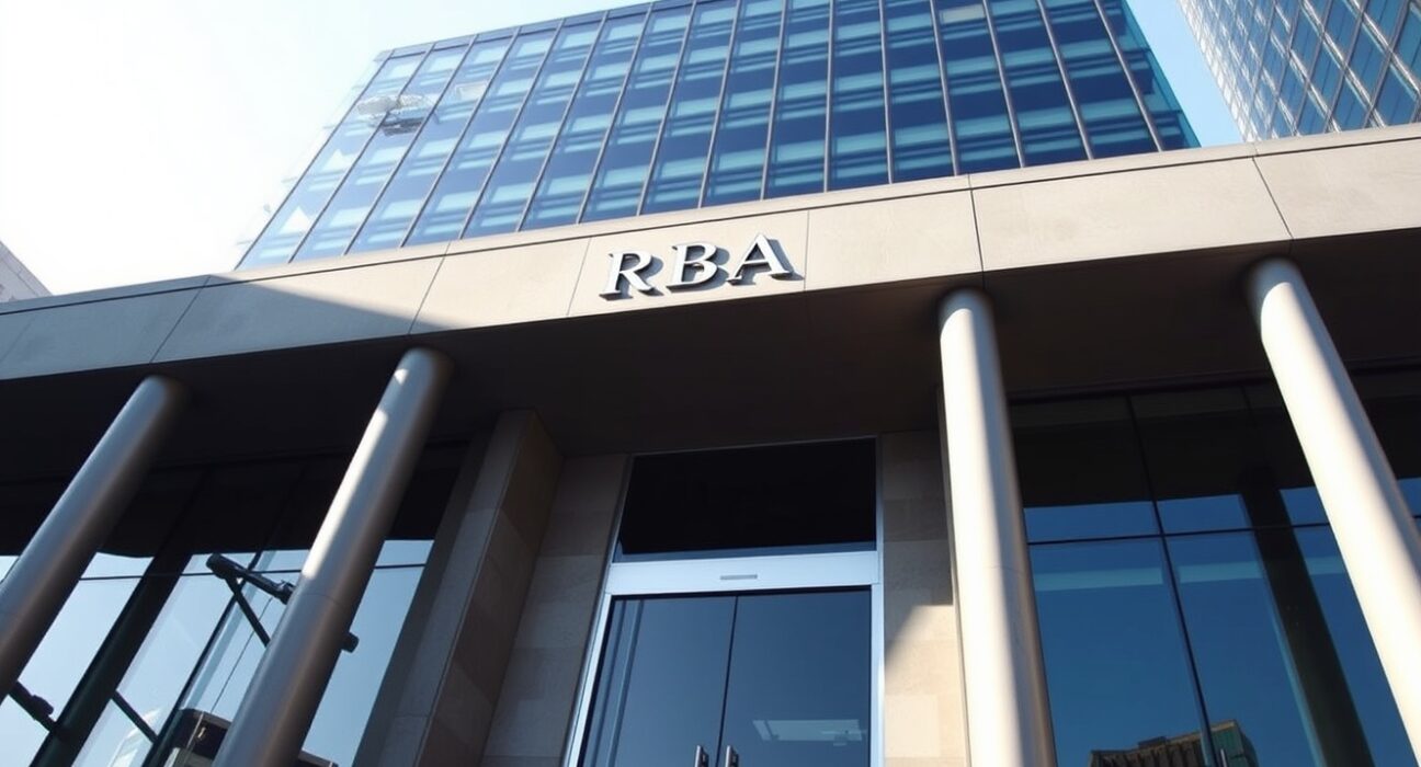 Reserve Bank of Australia building in Sydney on a sunny day