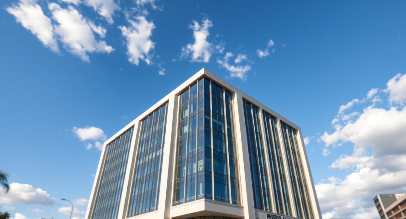 Reserve Bank of Australia headquarters representing monetary policy decisions on interest rates and inflation