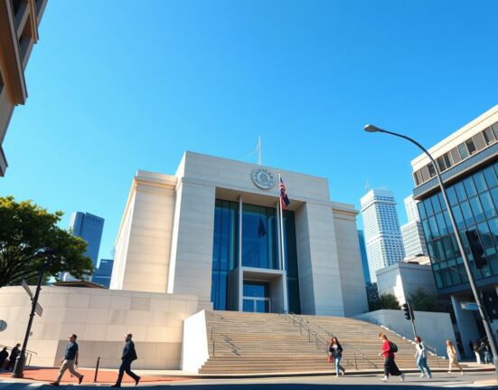 Reserve Bank of Australia headquarters in Sydney where critical monetary policy decisions are made amid rising inflation concerns.