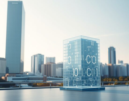 Digital tokenization of real estate assets in Australia representing RBA's financial innovation.