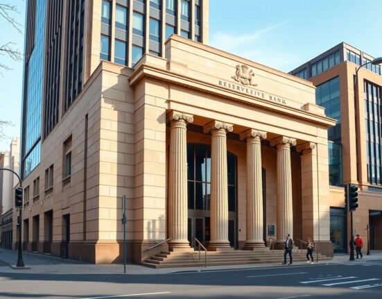 Reserve Bank of Australia headquarters building representing monetary policy decisions affecting interest rates