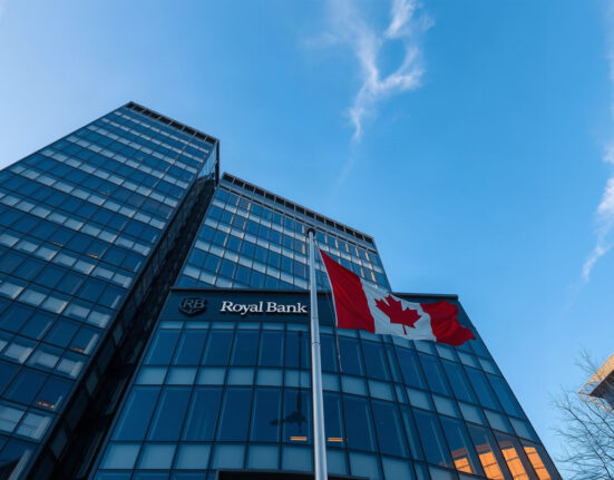 Royal Bank of Canada headquarters building exterior under clear sky