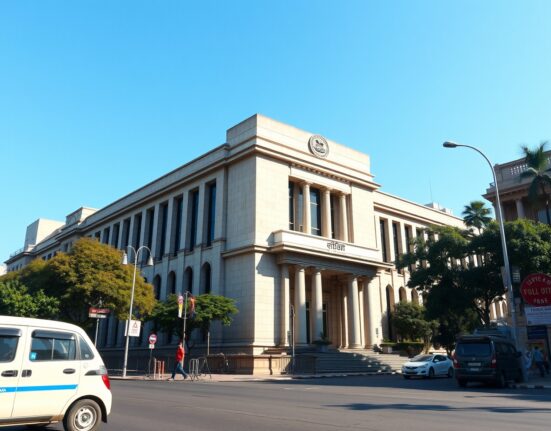 Reserve Bank of India headquarters representing monetary policy stability and prolonged interest rate decisions.