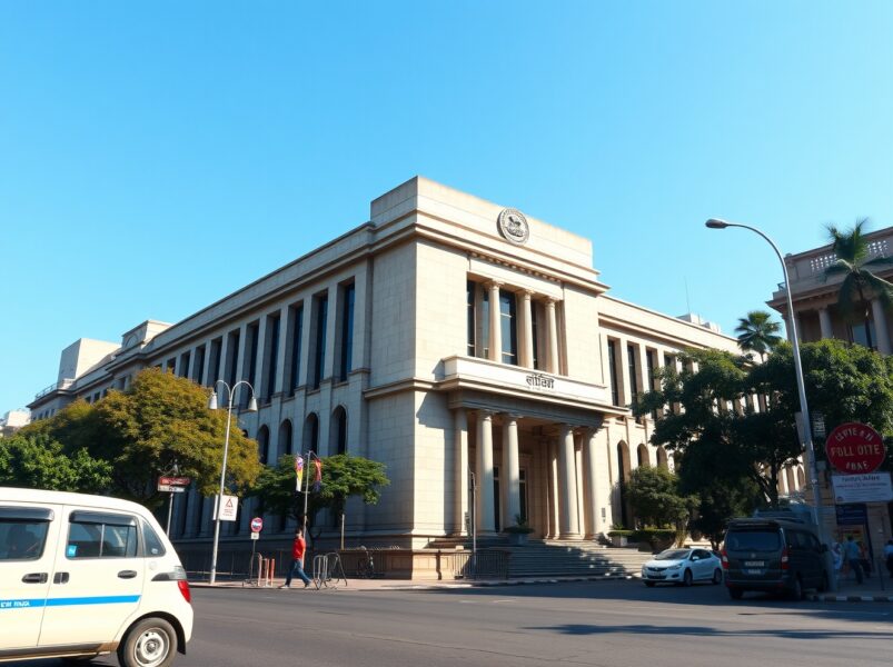 Reserve Bank of India headquarters representing monetary policy stability and prolonged interest rate decisions.