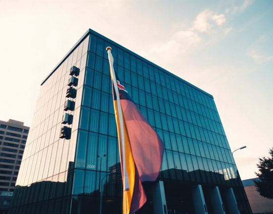 Reserve Bank of New Zealand headquarters in Wellington on a clear morning