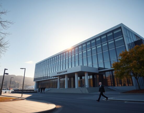 The Reserve Bank of New Zealand building in Wellington, where the OCR decision is made.