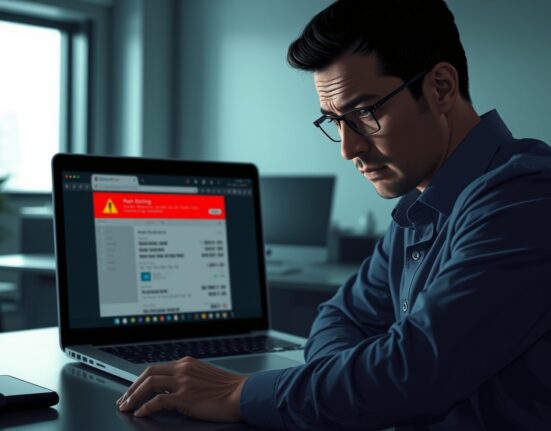 Cybersecurity analyst investigating a real-time hack on a cryptocurrency wallet interface.