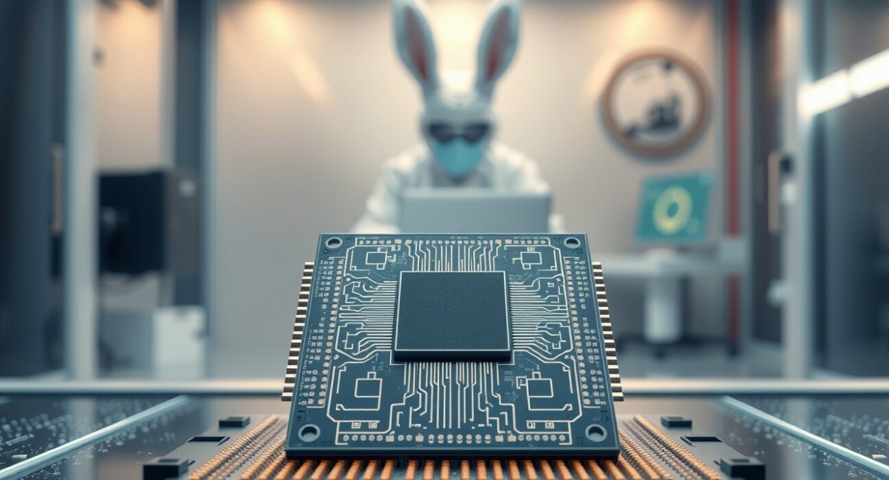 AI semiconductor chip by startup Rebellions, representing its $400 million pre-IPO funding round.