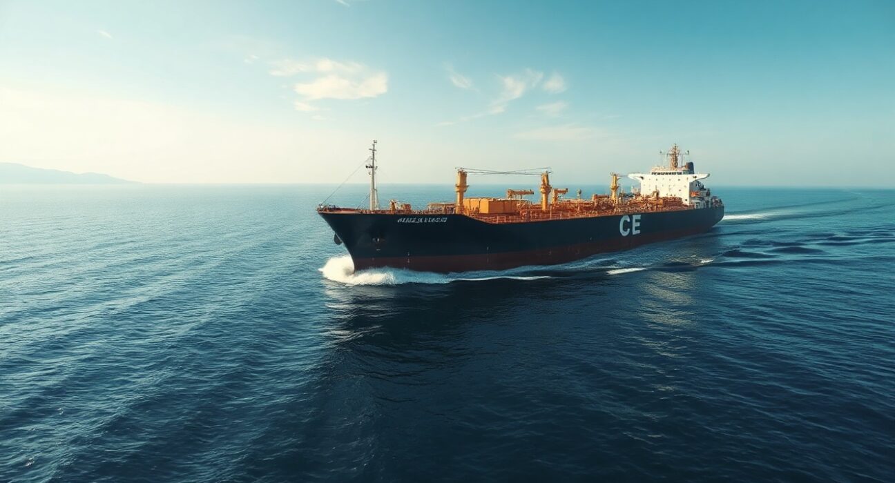 Oil tanker navigating the Red Sea amid disruptions reshaping global oil flows