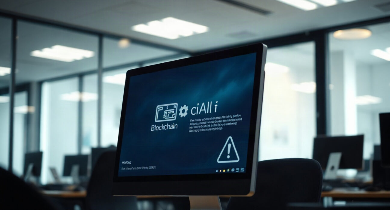 Blockchain transaction interface showing a security alert during a DeFi exploit
