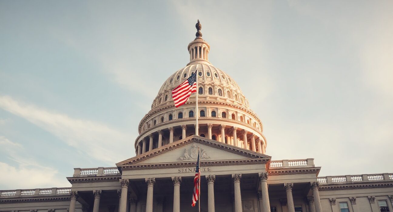 U.S. Capitol building in Washington, D.C., where Senate action on the CLARITY Act has stalled.