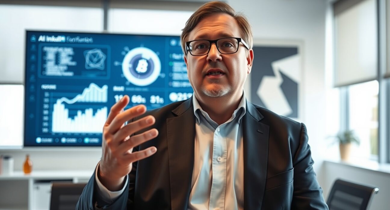 Reid Hoffman discusses AI tokenmaxxing and corporate strategy for tracking employee AI usage.