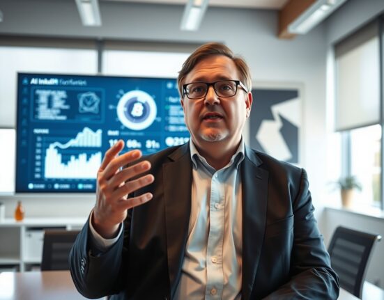 Reid Hoffman discusses AI tokenmaxxing and corporate strategy for tracking employee AI usage.
