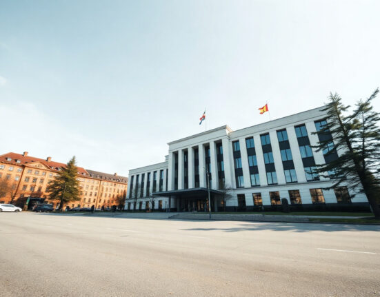 Riksbank headquarters in Stockholm, Sweden, where the central bank held its key interest rate at 1.75%.