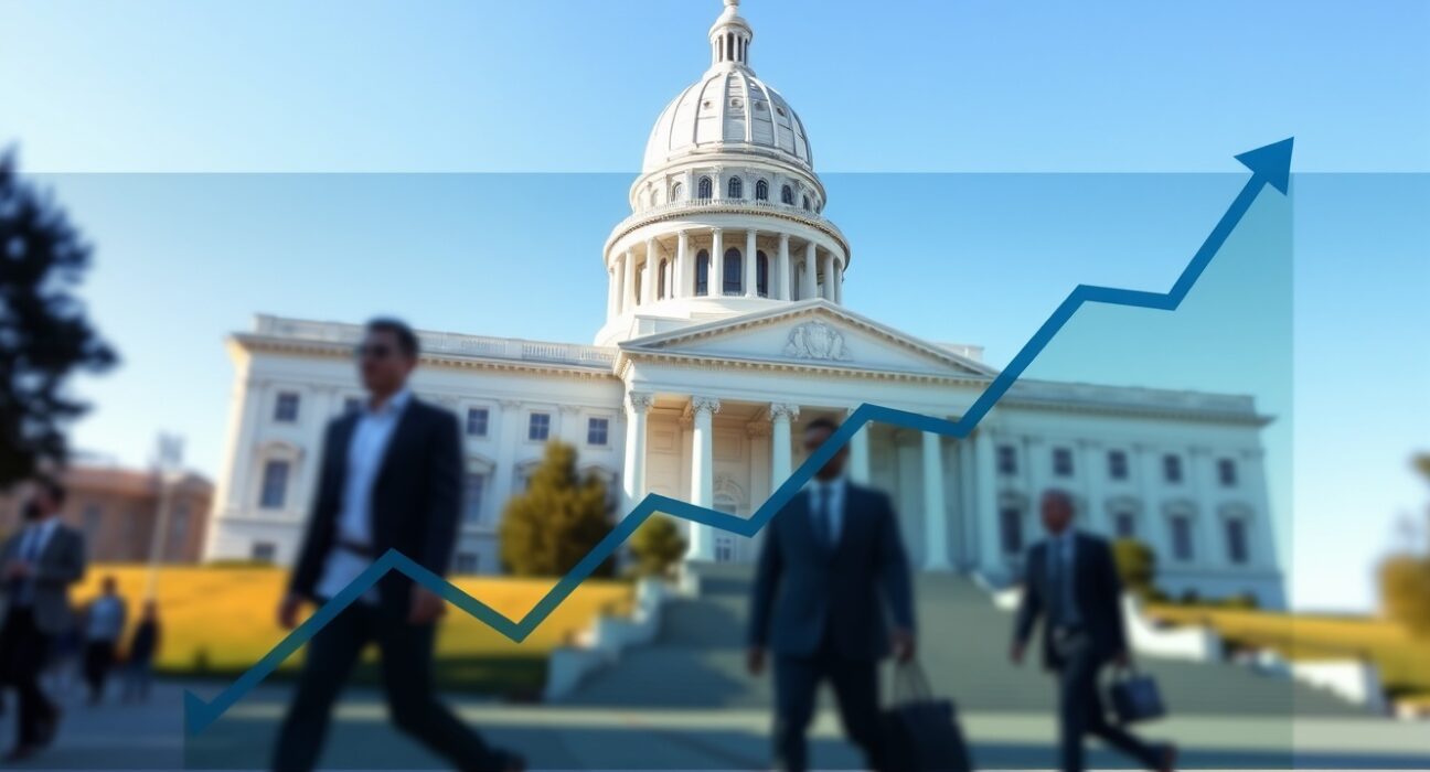 California state capitol representing the political debate over the Ripple-opposed wealth tax.