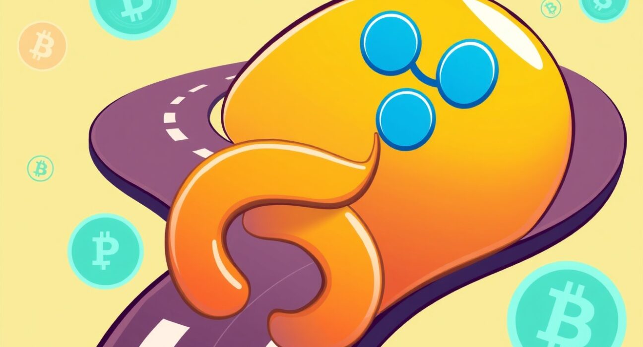 Cartoon illustration symbolizing the integration of Hidden Road into Ripple Prime, highlighting enhanced institutional crypto services.