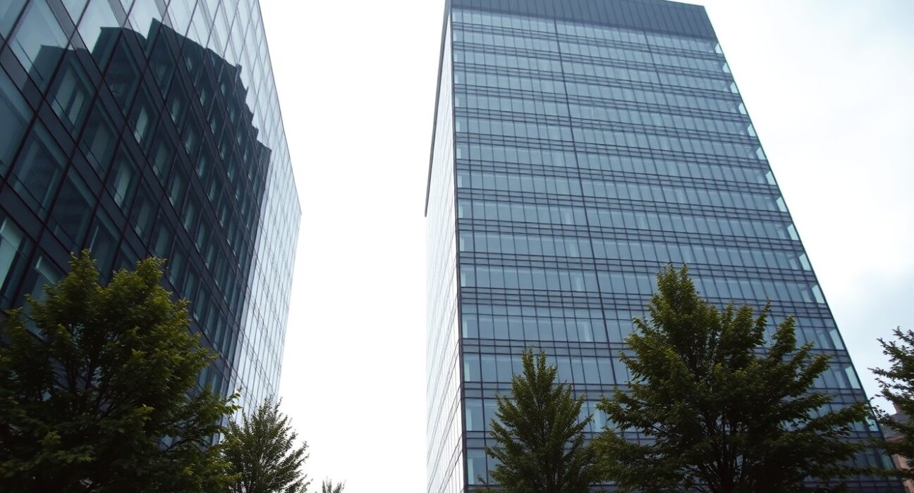 Modern financial building in Luxembourg City, representing regulatory headquarters