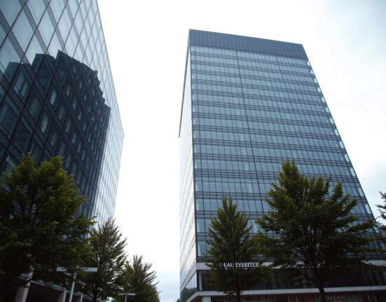 Modern financial building in Luxembourg City, representing regulatory headquarters