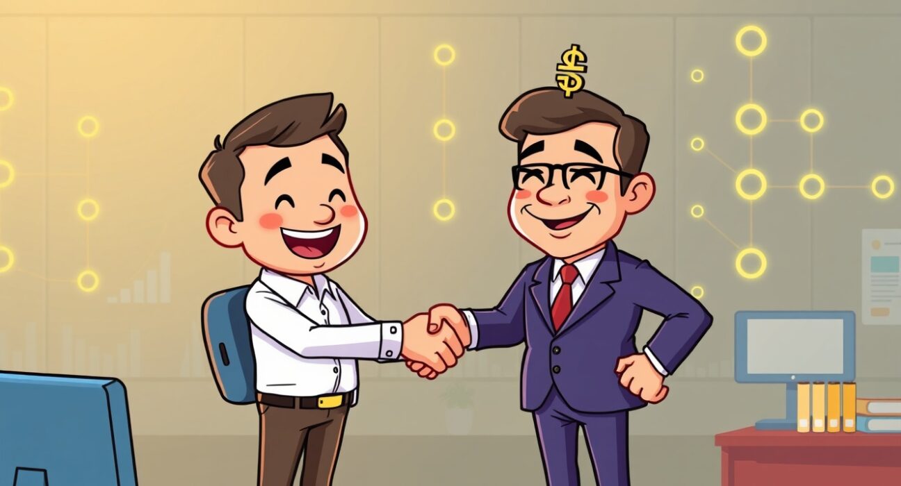 Ripple strategic partnership illustration showing blockchain and traditional finance collaboration