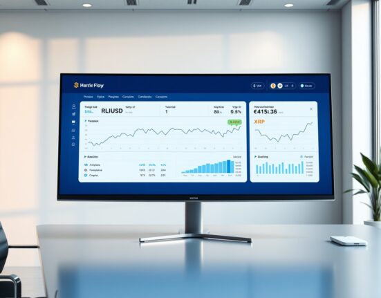 Ripple Treasury digital asset management platform dashboard for enterprise corporate finance.