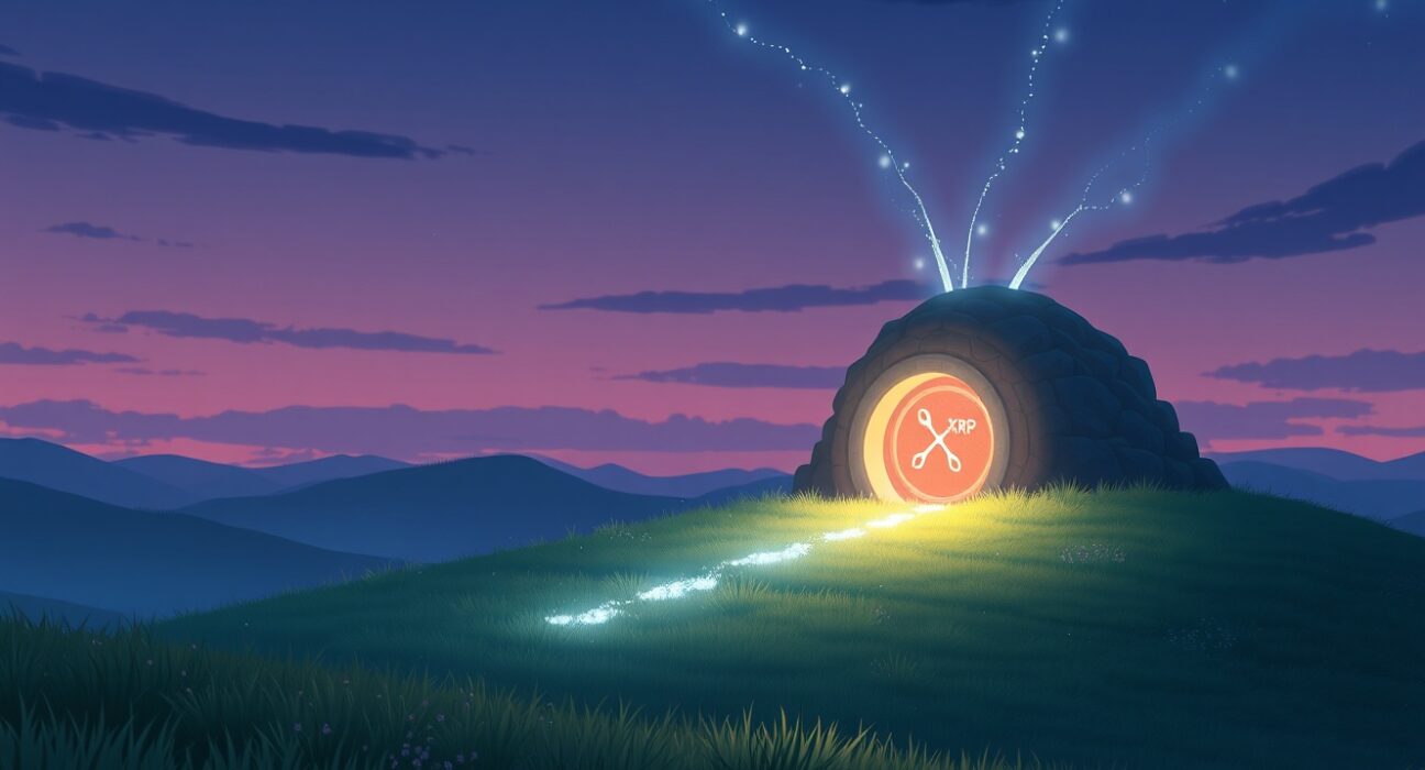 Ripple's strategic XRP escrow lockup managing digital asset supply for market stability.