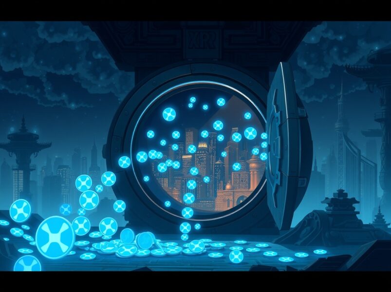 Ripple's XRP escrow release mechanism unlocking digital assets for market circulation