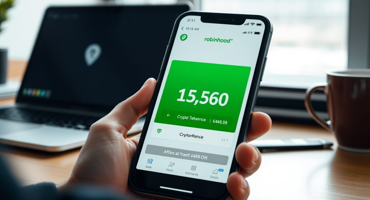Smartphone displaying a large CASHCAT token balance on a professional desk, representing the $2.3 million crypto investment story.