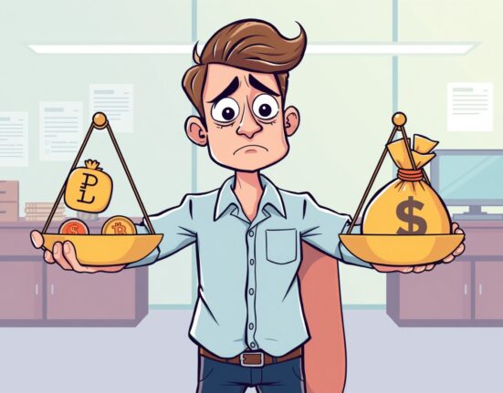 Cautious financial analysis of crypto reserve strategy with digital assets and traditional finance balance