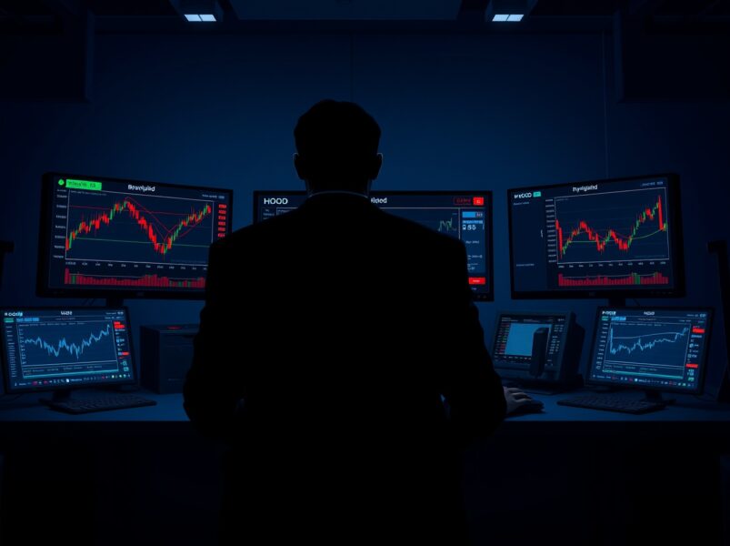 Suspected Robinhood insider trading HOOD stock short position on Hyperliquid platform