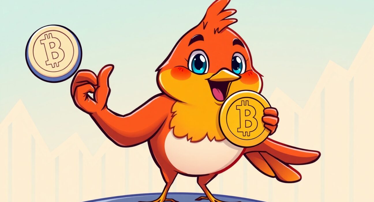 Robinhood lists AVNT cryptocurrency trading platform with digital tokens and growth charts