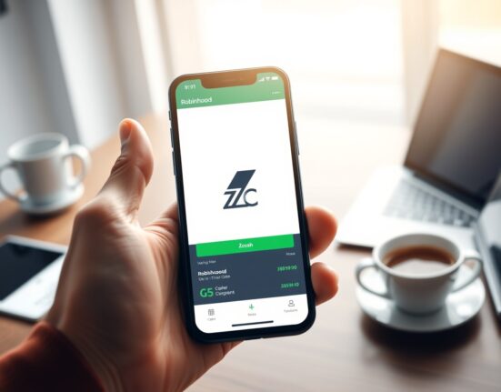 Robinhood app interface showing Zcash (ZEC) trading, symbolizing the exchange listing and its impact on privacy coin adoption.