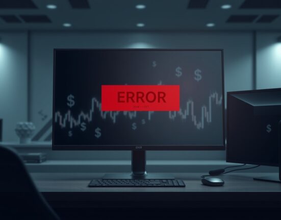 Robinhood trading platform error alert notification for false cryptocurrency listing retraction