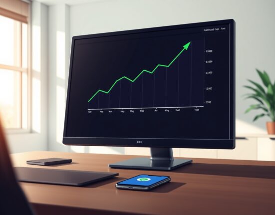 Robinhood's strategic $1.5 billion share buyback plan decision on a professional trading desk.