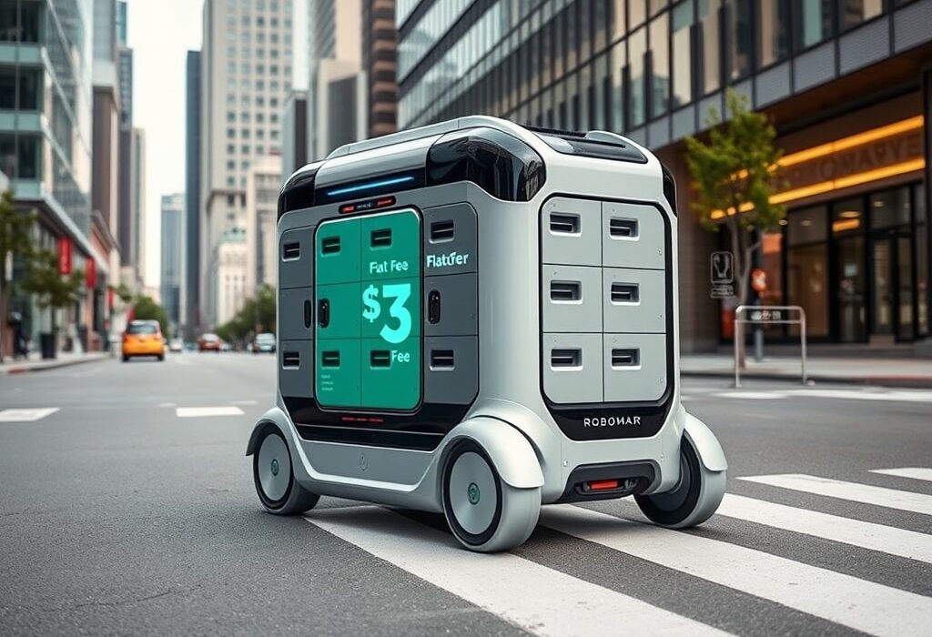 Robomart Revolutionizes Delivery: New Robot Offers Astounding $3 Flat Fee, Disrupting Food Delivery Apps