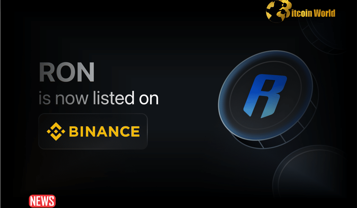 Cryptocurrency Exchange Binance Addresses Ronin Listing Controversy