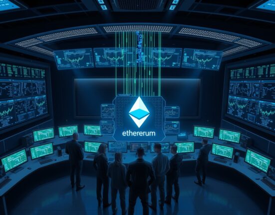 DeFi United team monitoring rsETH recovery plan execution in a high-tech command center