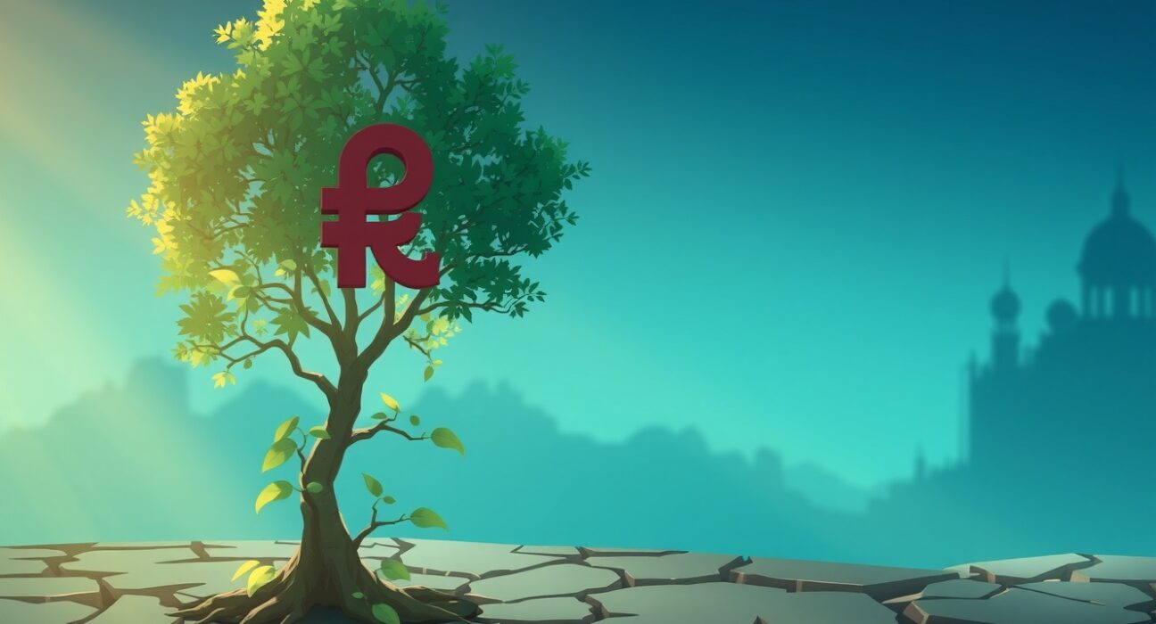 Russian ruble resilience analysis showing positive economic scenario despite sanctions extension